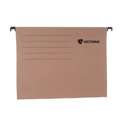 Függőmappa, karton, A4, VICTORIA OFFICE, natúr 25 db