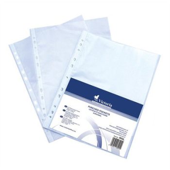   Genotherm, lefűzhető, A4, 50 mikron, narancsos felület, VICTORIA OFFICE  (100 db/csomag)