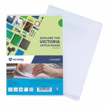   Genotherm, "L", A4, 80 mikron, narancsos felület, VICTORIA OFFICE  (100 db/csomag)