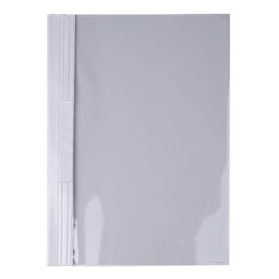 Gyorsfűző, kemény hátlappal, PVC, A4, VICTORIA OFFICE, fehér 1 db