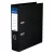 Iratrendező, 75 mm, A4, PP/PP, élvédő sínnel, VICTORIA OFFICE, "Premium", fekete