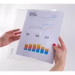 Irattartó tasak, A4, PP, patentos, VICTORIA OFFICE, áttetsző