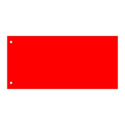 Elválasztócsík, karton, VICTORIA OFFICE, piros