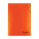 Gumis mappa, karton, A4, VICTORIA OFFICE, narancs 1 db