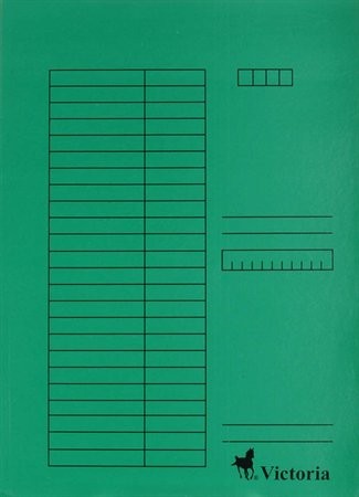 Gyorsfűző, karton, A4, VICTORIA OFFICE, zöld (5db)