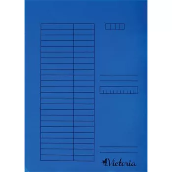 Gyorsfűző, karton, A4, VICTORIA OFFICE, kék (5db/csomag)