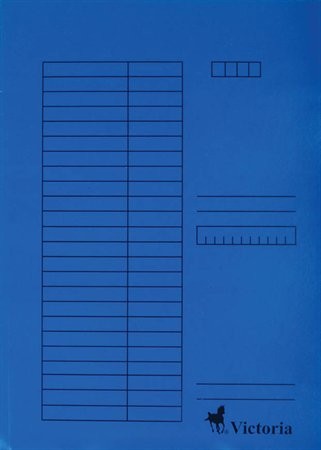 Gyorsfűző, karton, A4, VICTORIA OFFICE, kék (5db)