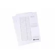 Pólyás dosszié, karton, A4, VICTORIA OFFICE, fehér (25db) 25 db