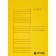 Pólyás dosszié, karton, A4, VICTORIA OFFICE, sárga (5db) 5 db