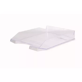 Irattálca, műanyag, VICTORIA OFFICE, áttetsző