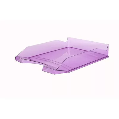 Irattálca, műanyag, VICTORIA OFFICE, áttetsző lila