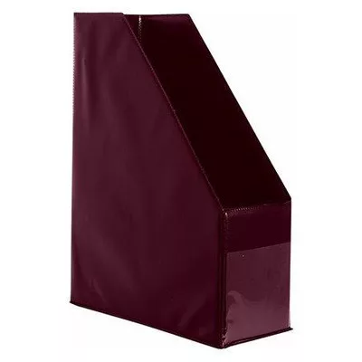 Iratpapucs, PVC, 95 mm, VICTORIA OFFICE, bordó 1 db