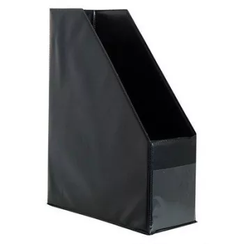 Iratpapucs, PVC, 95 mm, VICTORIA OFFICE, fekete 1 db