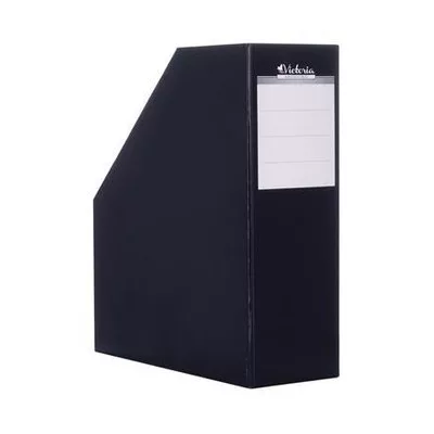Iratpapucs, karton, 90 mm, VICTORIA OFFICE, fekete 1 db