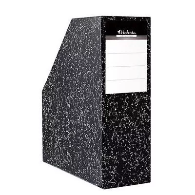 Iratpapucs, karton, 90 mm, VICTORIA OFFICE, "Márvány" 1 db