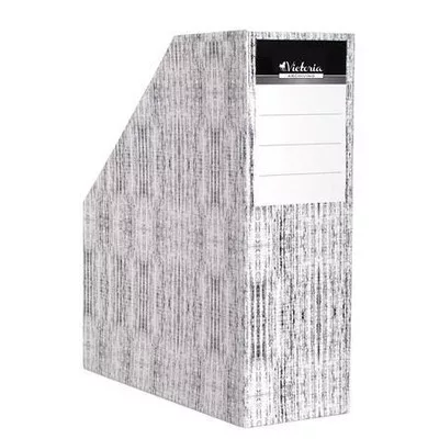 Iratpapucs, karton, 90 mm, VICTORIA OFFICE, "Textil" 1 db
