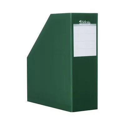 Iratpapucs, karton, 90 mm, VICTORIA OFFICE, zöld 1 db