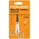 Olló, általános, tapadásmentes, 13 cm, FISKARS "MicroTip Titanium", fehér 1 db