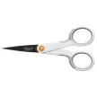 Olló, általános, tapadásmentes, 13 cm, FISKARS "MicroTip Titanium", fehér 1 db