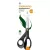 Olló, általános, 21 cm, FISKARS "Functional Form Renew", fekete 1 db