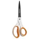 Olló, általános, tapadásmentes, 20 cm, FISKARS "Non-Stick", fehér 1 db