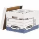 Archiválókonténer, karton, standard, "BANKERS BOX® SYSTEM by FELLOWES®", kék 10 db