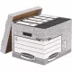 Archiválókonténer, karton, standard, "BANKERS BOX® SYSTEM by FELLOWES®" 10 db