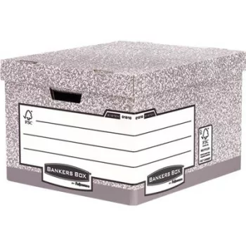   Archiválókonténer, karton, nagy, "BANKERS BOX® SYSTEM by FELLOWES®" 10 db