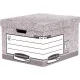Archiválókonténer, karton, nagy, "BANKERS BOX® SYSTEM by FELLOWES®" 10 db