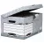 Csapófedeles archiválókonténer, "BANKERS BOX® SYSTEM by FELLOWES®", szürke 10 db