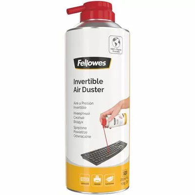 Sűrített levegős porpisztoly, forgatható, HFC mentes, gyúlékony, 520 ml/200 ml, FELLOWES 0,2 liter