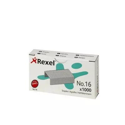 Tűzőkapocs, 24/6, REXEL "No.16" 1000 db