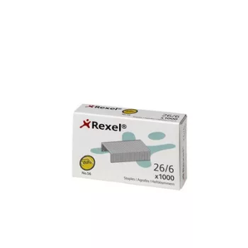 Tűzőkapocs, 26/6, REXEL "No. 56" 1000 db