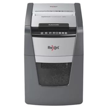  Iratmegsemmisítő, konfetti, 90 lap, REXEL, "Optimum AutoFeed+ 90X"