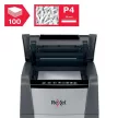 Iratmegsemmisítő, konfetti, 100 lap, REXEL "Optimum AutoFeed+ 100X"