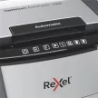 Iratmegsemmisítő, konfetti, 100 lap, REXEL "Optimum AutoFeed+ 100X"
