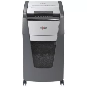   Iratmegsemmisítő, konfetti, 225 lap, REXEL, "Optimum AutoFeed+ 225X"