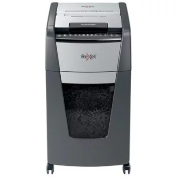   Iratmegsemmisítő, konfetti, 300 lap, REXEL, "Optimum AutoFeed+ 300X"