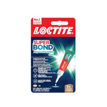   Pillanatragasztó gél, 3 g, HENKEL "Loctite Super Bond Repositionable Gel" 0,003 kg