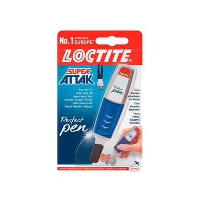 Pillanatragasztó, 3 g, HENKEL "Loctite Super Bond CREATIVE Perfect Pen" 0,003 kg