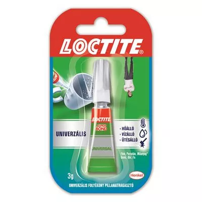 Pillanatragasztó, 3 g, HENKEL "Loctite Super Bond Liquid" 0,003 kg