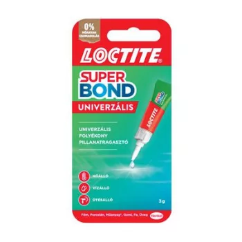   Pillanatragasztó, 3 g, HENKEL "Loctite Super Bond Liquid" 0,003 kg
