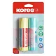 Ragasztóstift, pasztell színű tokban, 2x40 g, KORES, vegyes színek (szín nem választható) 2 db