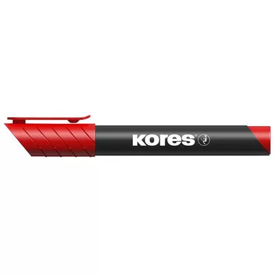 Alkoholos marker, 3-5 mm, kúpos, KORES "K-Marker XP1", piros 1 db