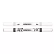Dekormarker készlet, akril, 1-2 mm, kétvégű, KORES " K-Kreative", 2 különböző szín 2 db