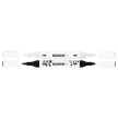 Dekormarker készlet, akril, 1-2 mm, kétvégű, KORES " K-Kreative", 2 különböző szín 2 db