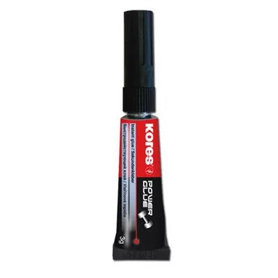 Pillanatragasztó, 3 g, KORES "Power Glue" 0,003 kg
