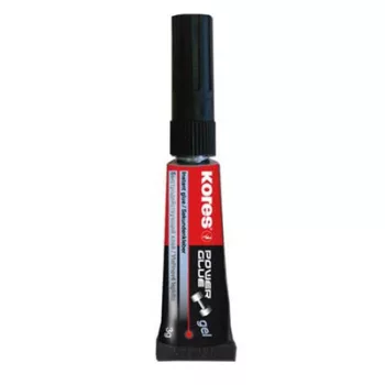   Pillanatragasztó gél, 3 g, KORES "Power Glue Gel" 0,003 kg