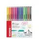 Tűfilc készlet, 0,4 mm, KORES "K-Liner", 12 különböző szín 12 db