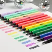 Filctoll készlet, kimosható, KORES "K-beats", 15 különböző szín 15 db